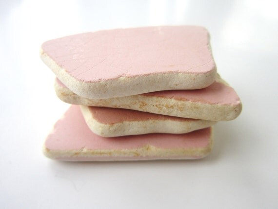 Pink Beach Pottery supplies large for jewelry crafts mosaics