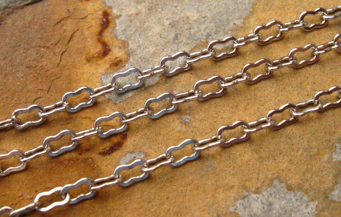 3 ft. Petite Peanut Chain 3.5mm Antique Silver - Trinity Brass Co. LOW SHIPPING