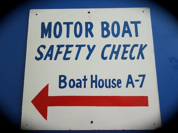 Vintage Sign: Nautical, Boating, Coastal