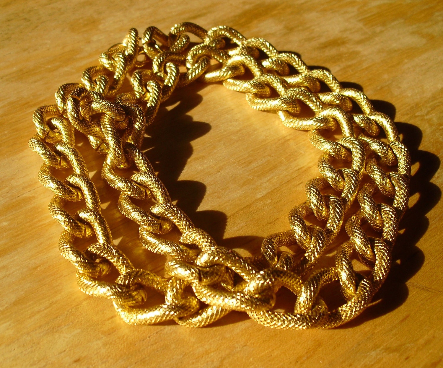 Chunky Gold  Chain Convertible Necklace