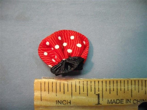 Mini Ribbon Lady Bug  Accents and Embellishments