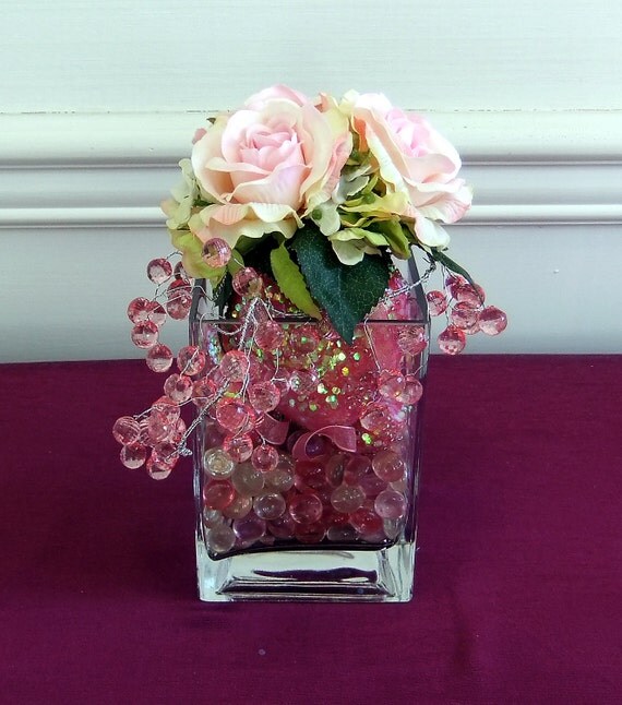 Hearts and Roses Floral Arrangement