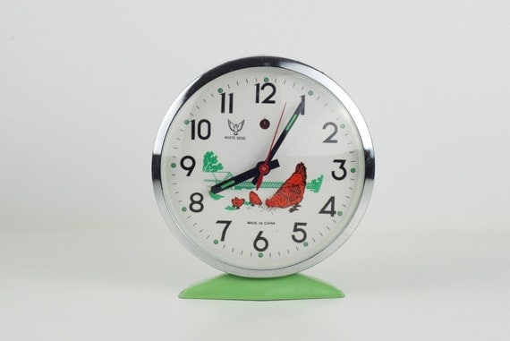 Alarm Clock - White Dove