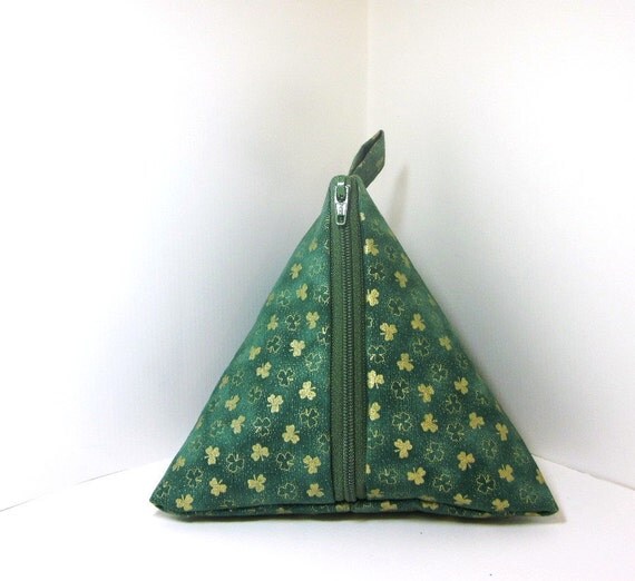 Lucky Shamrock Pyramid Pouch