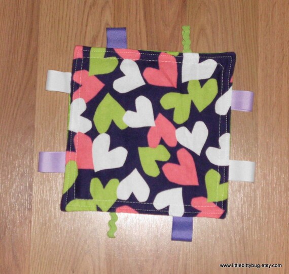 Tag Blanket "hearts galore"