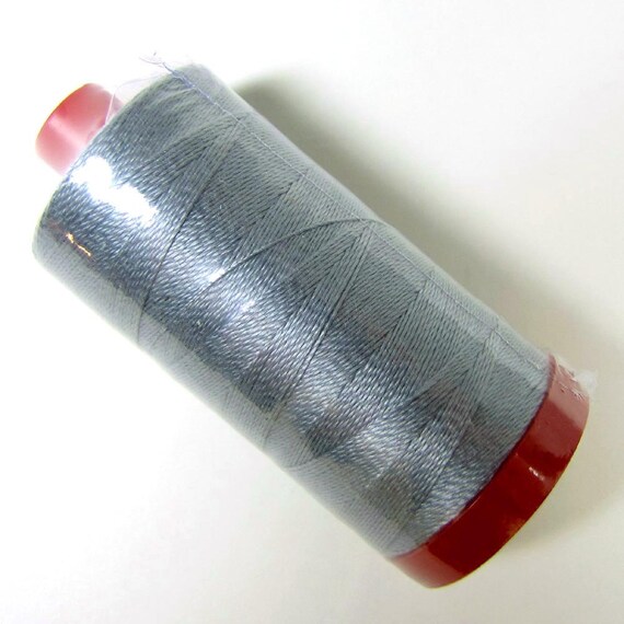 Aurifil Thread 2610 Silver Gray 12 Wt. Cotton Mako