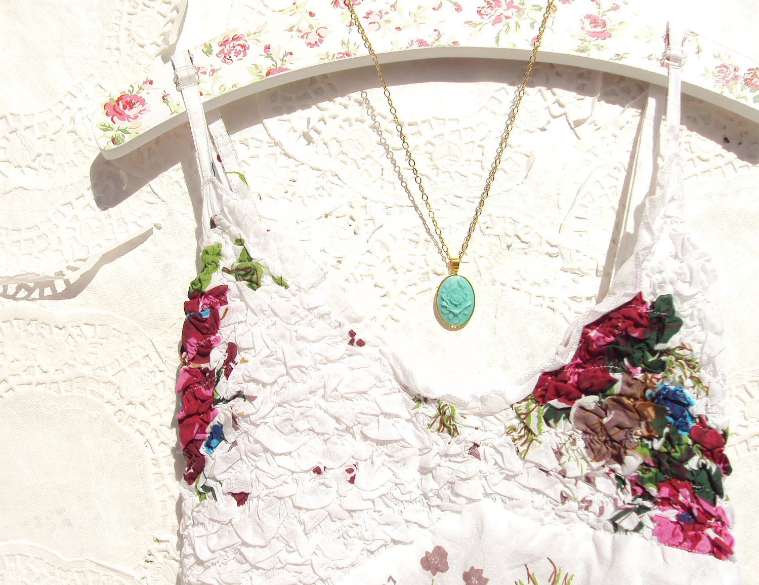 The Rose - Rose Cameo Necklace