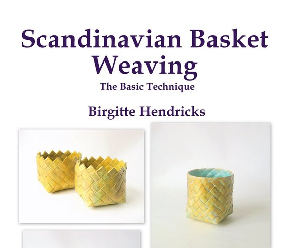 PDF ePattern Scandinavian Basket Weaving Basic Technique