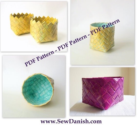 PDF ePattern Scandinavian Basket Weaving Basic Technique