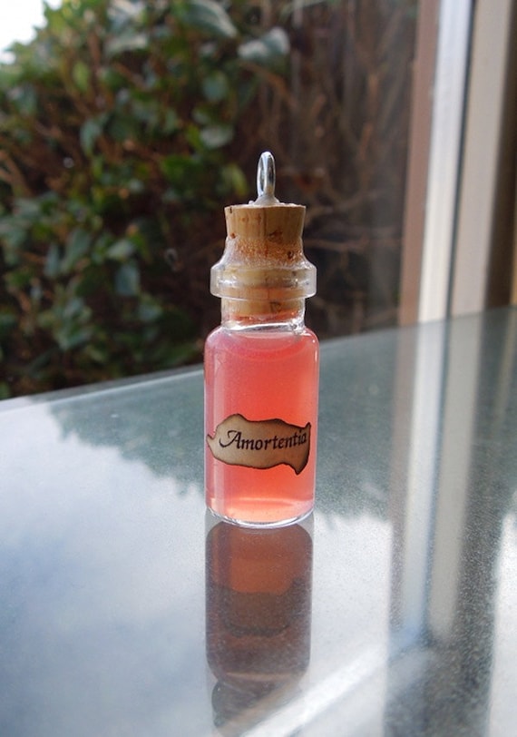 Amortentia Love Potion - Harry Potter Potion and Ball Chain