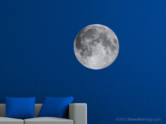 Photo Tex Moon Print - High Resolution Image on Adhesive Fabric