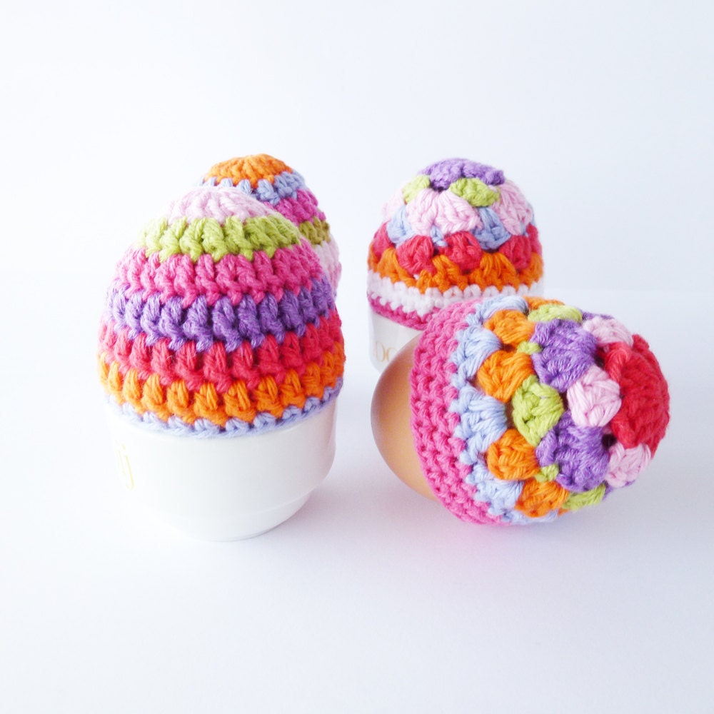 PDF Crochet Patterns Egg Cosies - English and Dutch version available