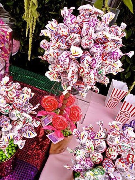 Blow Pop Lollipop Candy Land Topiary Centerpiece Vase Candy Buffet Decor 