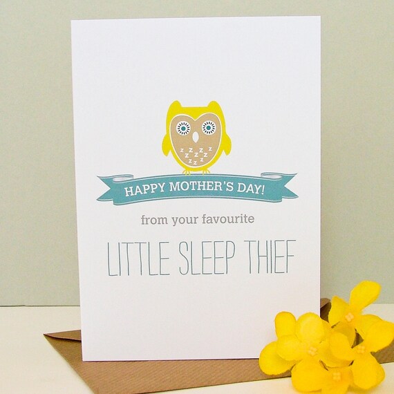 Sleep Thief - Mothers Day Card