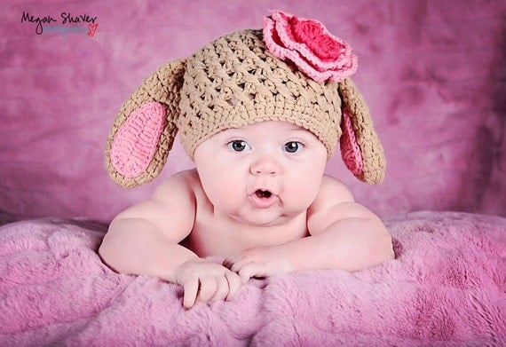 FREE SHIPPING REaDY To SHIp Unisex Easter Bunny Hat Beanie Toddler to Teen