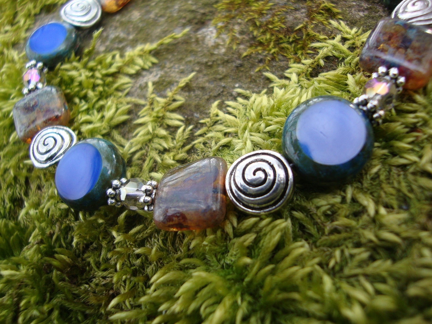 Blue Spiral Bracelet Preview 2