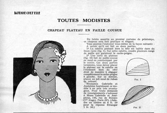 1930s Women's Magazine La Femme Chez Elle 1 March 1932