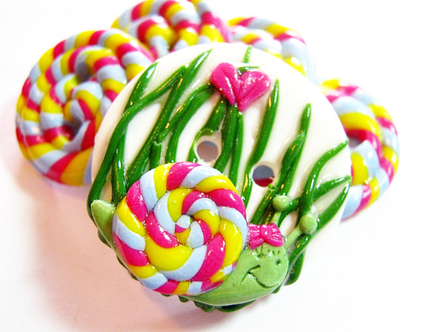 Snail- girl version (set of 5) 