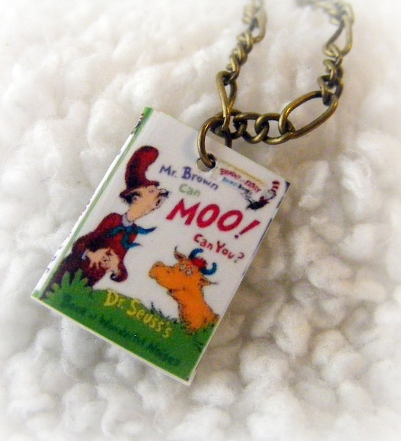 Necklace Dr. Seuss's Mr. Brown Can Moo