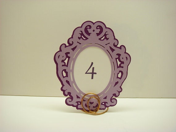 Fall Wedding Table Number Holders Autumn Reception Decor 30