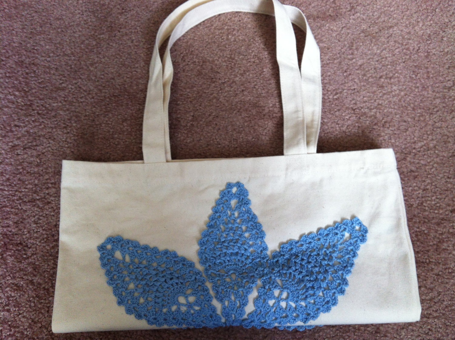 Pineapple Motif Canvas Bag