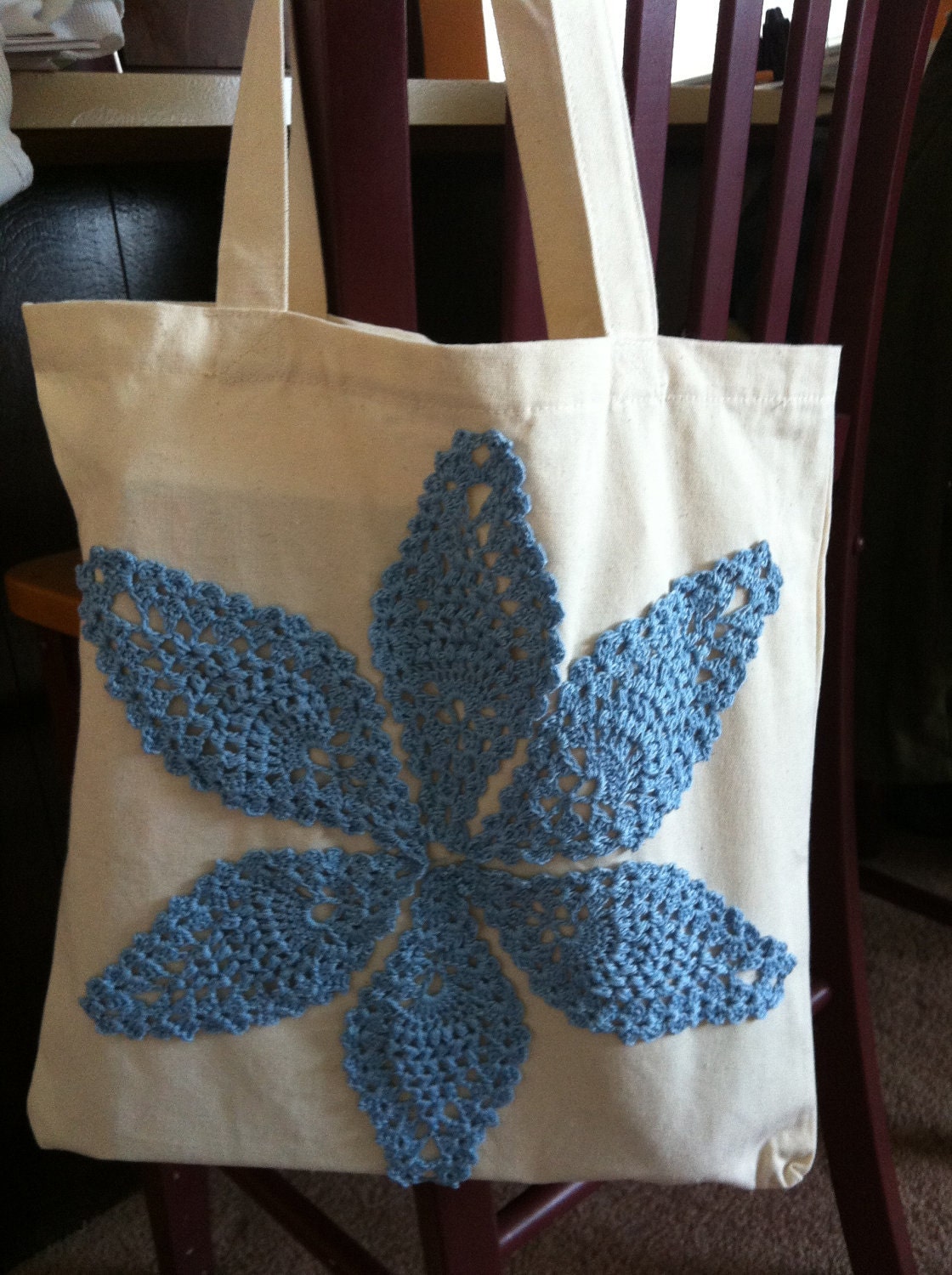 Pineapple Motif Canvas Bag