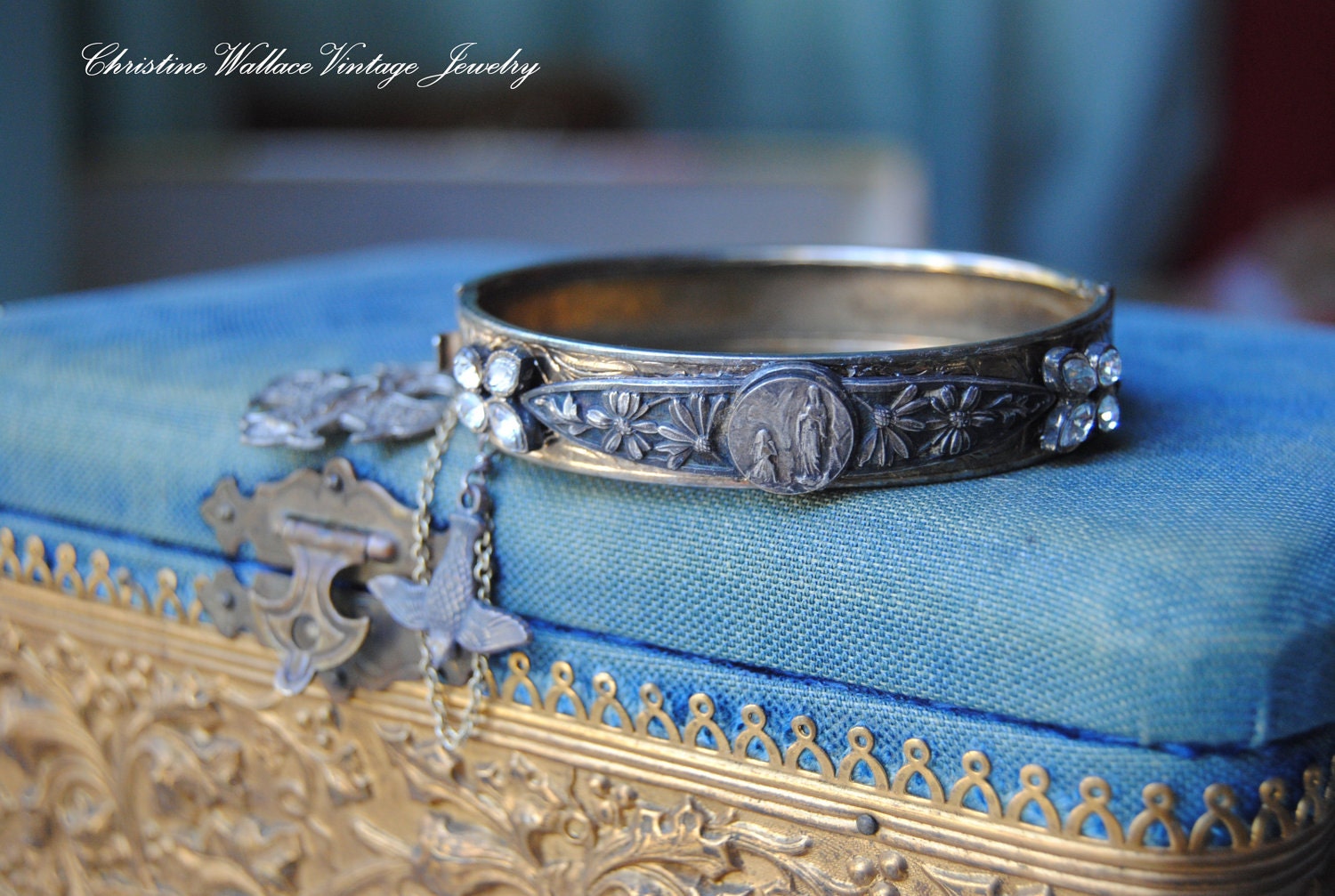 � ���� - Vintage ������ ����������� ������� Rhinestone �������