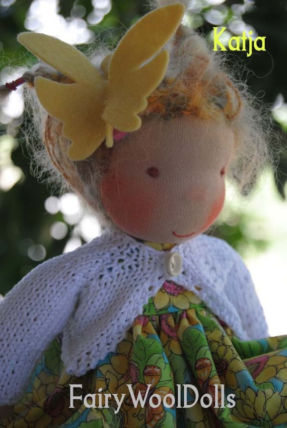 Katja a FairyWoolDolls original Waldorf cloth doll