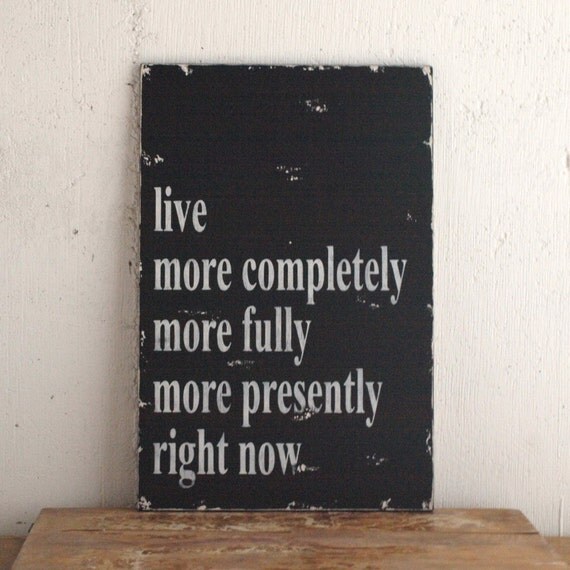 Family Rules Life Rule Wood Sign Black and White Live More Completely More Fully - SignsofVintage Family Rules Life Rule Wood Sign Black and White Live More Completely More Fully - SignsofVintage