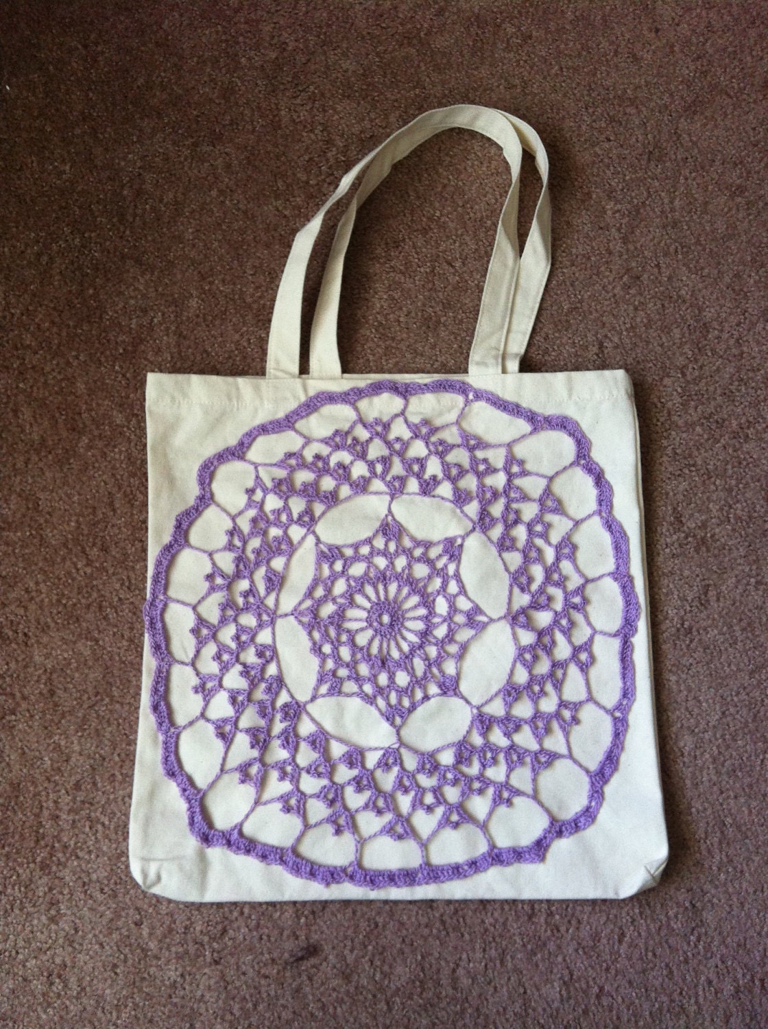 Lavender Medallion Tote