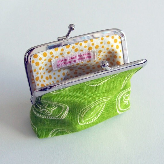 Hand printed coin purse Coin purse