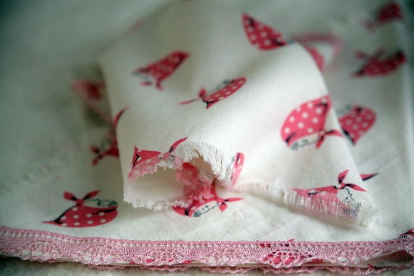 Pink Kerchief and Lace