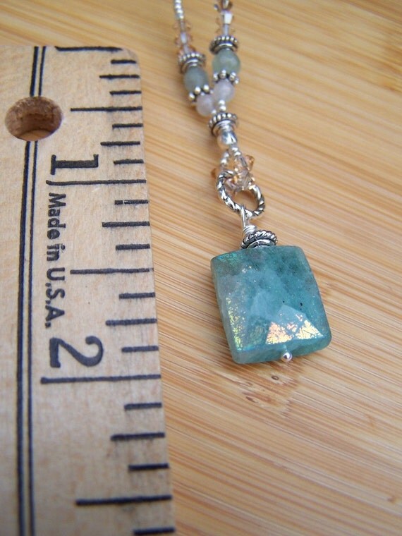 Blue Chrysoprase Necklace Preview 4
