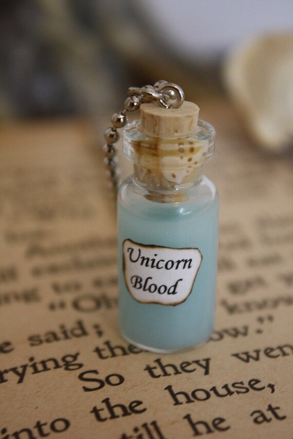 Harry Potter Potion - Unicorn Blood Vial Necklace