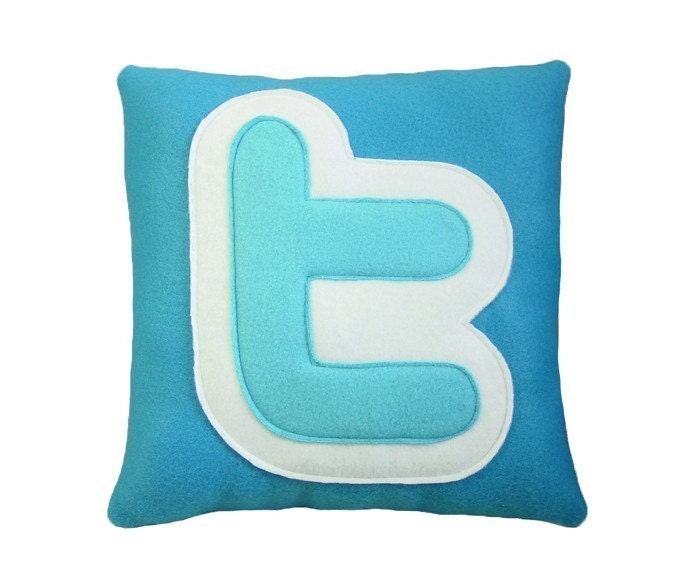Twitter Icon Pillow