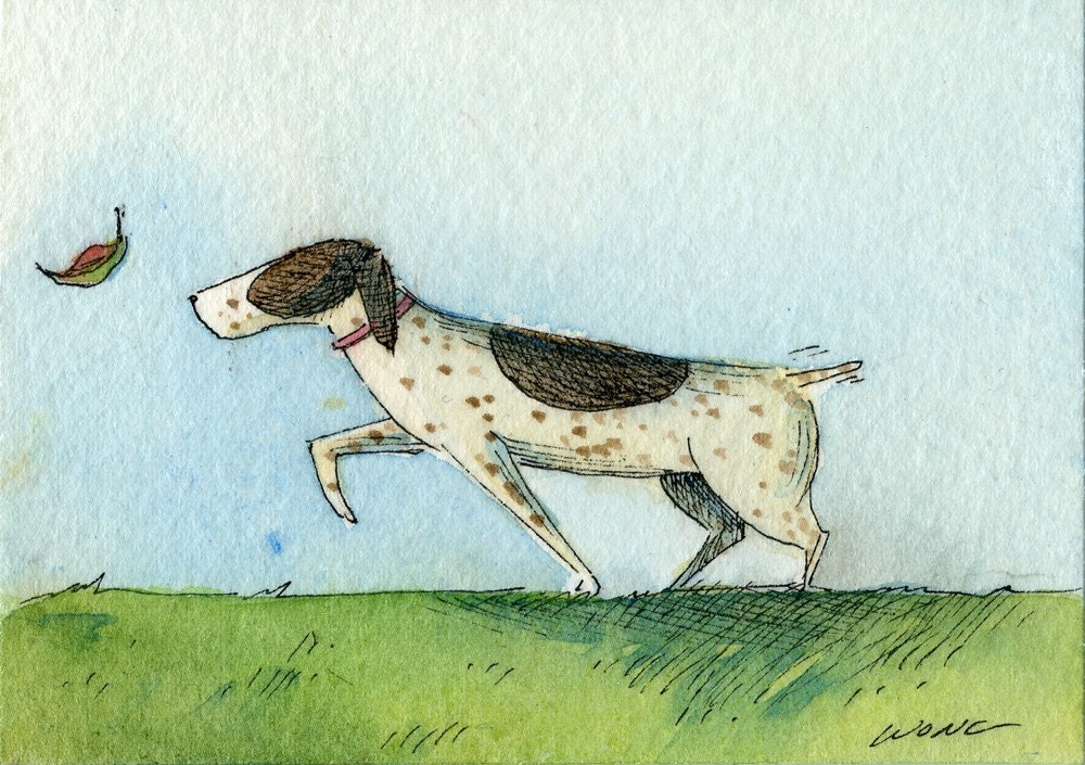 Original ACEO -- Autumn is Here