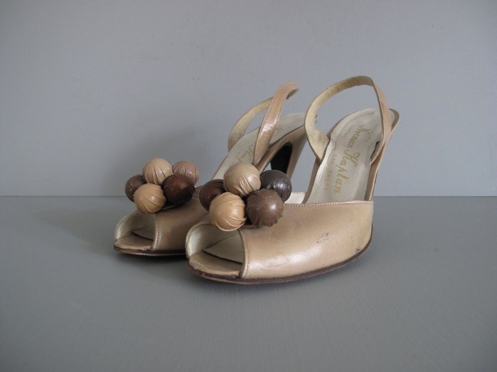 1940s vintage CLUSTER heels 7