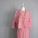 1940s vintage CANDY CANE dress set