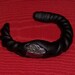 Black Umbra-Cthonian Meteorite Bracelet with Swarovski Crystals
