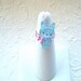 Kawaii Cute Japanese Ring - Cat  Small Size Adjustable BLUE