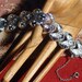 Silver CORO Pegasus U. S. patent pending link bracelet with fold over clasp and safety chain