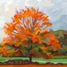 budanArt 8.5 x 11 Print - Autumn Afternoon
