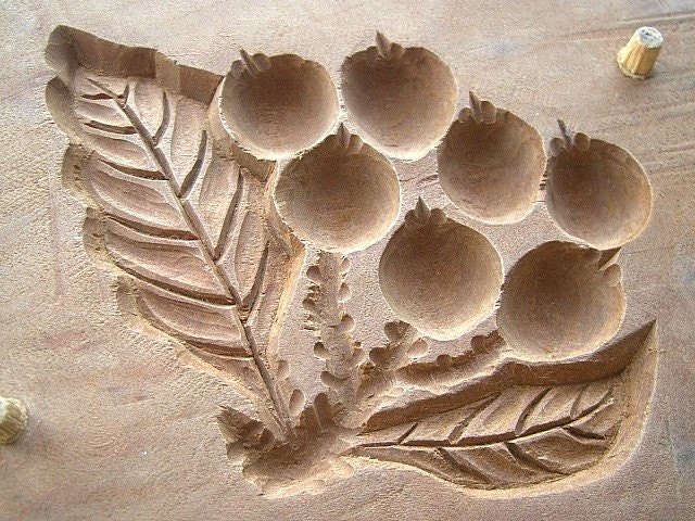 Vintage Japanese Kashigata Sweets Mold -  Lily Of The Valley