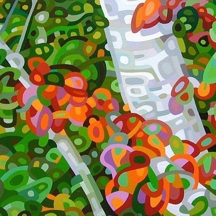 budanArt 5 x 7 Chunky Print - Forest Patterns