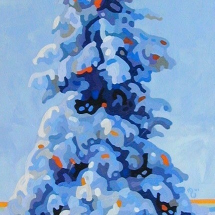 budanArt 5 x 7 Chunky Print - One Pine