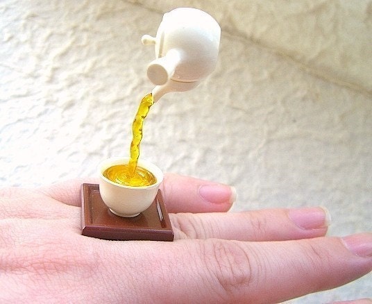 Kawaii Cute Japanese Floating Ring - Tea