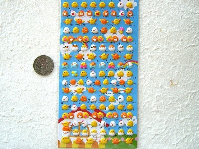 Cute Japanese Stickers - Humming Bird By Pool Cool (S164)