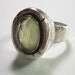 Prehnite silver ring handmade sterling and stone jewelry