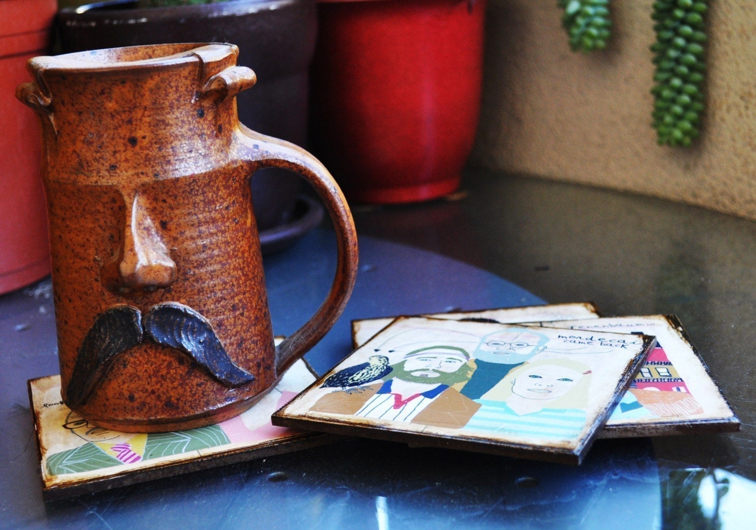 I Always wanted to be a Tenenbaum- Coaster Set