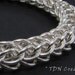 Full Persian sterling silver chainmaille bracelet